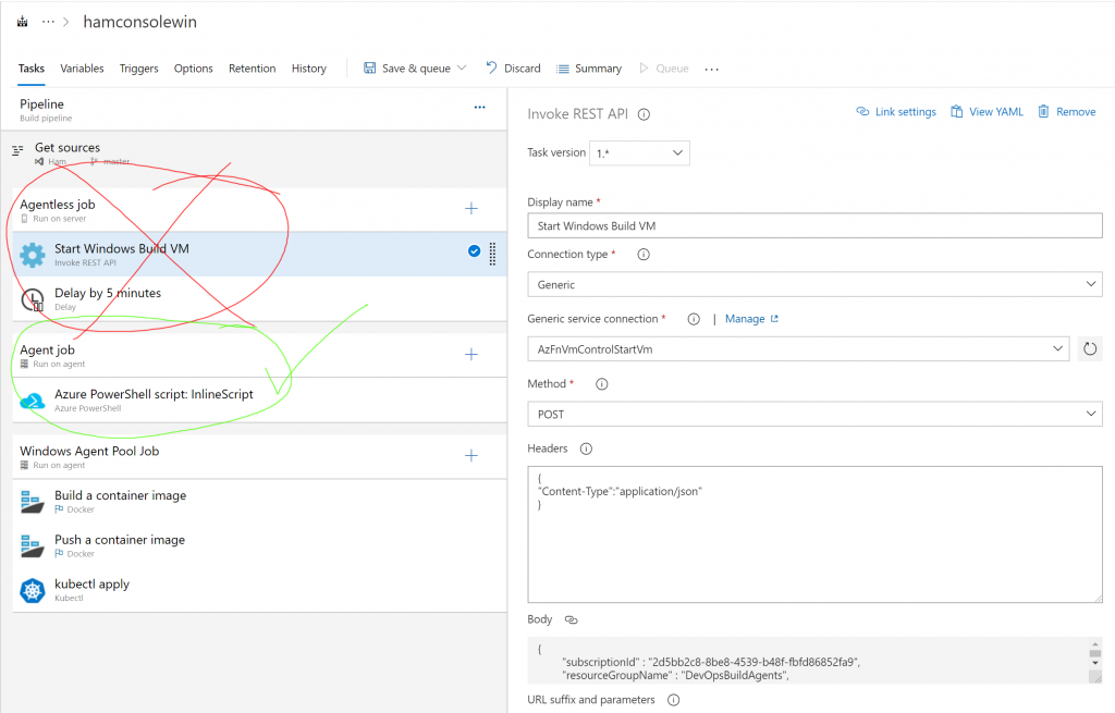 visual pipeline tasks